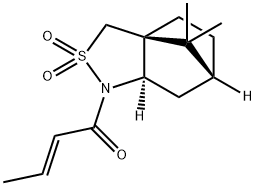 (N-CROTONYL)-(2R)-BORNANE-10,2-SULTAM Structural