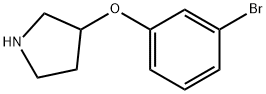 3-(3-BROMOPHENOXY)PYRROLIDINE Structural