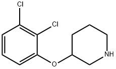 3-(2,3-DICHLOROPHENOXY)PIPERIDINE Structural