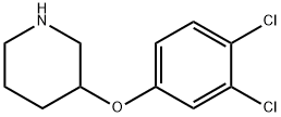 3-(3,4-DICHLOROPHENOXY)PIPERIDINE Structural