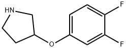 3-(3,4-DIFLUOROPHENOXY)PYRROLIDINE Structural