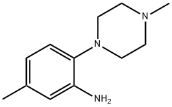 5-METHYL-2-(4-METHYL-1-PIPERAZINYL)ANILINE Structural