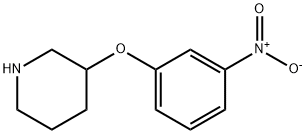 3-(3-NITROPHENOXY)PIPERIDINE Structural