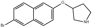 3-[(6-BROMO-2-NAPHTHYL)OXY]PYRROLIDINE
