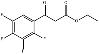 Ethyl 2,3,4,5-tetrafluorobenzoyl acetate Structural