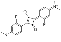 1-(4-Dimethylamino-2-fluoro-phenyl)-3-(4-dimethylimmonium-2-fluoro-cyclohexa-2,5-dien-1-ylidene)-2-oxo-cyclobuten-4-olate