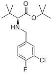 L-VALINE, N-[(3-CHLORO-4-FLUOROPHENYL)METHYL]-3-METHYL-, 1,1-DIMETHYLETHYL ESTER Structural