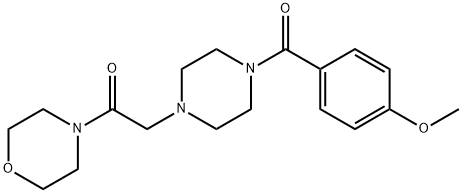 4-[[4-(4-Methoxybenzoyl)piperazin-1-yl]acetyl]morpholine