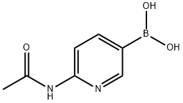 2-Acetamidopyridine-5-boronic acid Structural