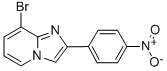 8-Bromo-2-(4-nitro-phenyl)-imidazo[1,2-a]pyridine Structural