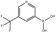 5-Trifluoromethyl-pyridine-3-boronic acid Structural