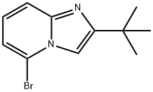 5-Bromo-2-tert-butyl-imidazo[1,2-a]pyridine Structural