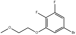 5-Bromo-1,2-difluoro-3-(2-methoxy-ethoxy)-benzene Structural