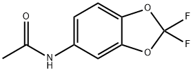 N-(2,2-Difluoro-benzo[1,3]dioxol-5-yl)-acetamide Structural