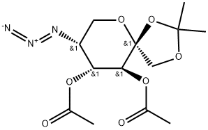 5-AZIDO-5-DEOXY-3,4-DI-O-ACETYL-1,2-O-ISOPROPYLIDENE-BETA-D-FRUCTOSE