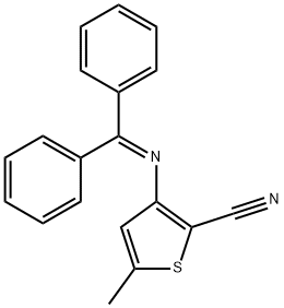 3-(Benzhydrylideneamino)-2-cyano-5-methylthiophene