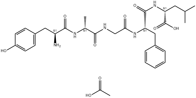 TYR-D-ALA-GLY-PHE-D-LEU ACETATE SALT Structural