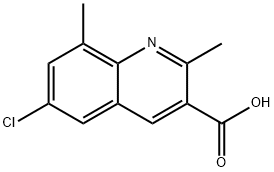 6-CHLORO-2,8-DIMETHYLQUINOLINE-3-CARBOXYLIC ACID