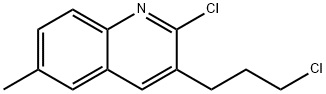 2-Chloro-3-(3-chloropropyl)-6-methylquinoline Structural