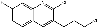 2-CHLORO-3-(3-CHLOROPROPYL)-7-FLUOROQUINOLINE Structural