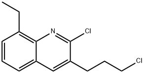 2-CHLORO-3-(3-CHLOROPROPYL)-8-ETHYLQUINOLIN Structural