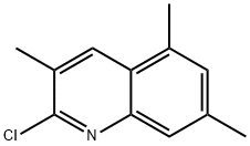 2-CHLORO-3,5,7-TRIMETHYLQUINOLINE Structural