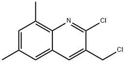 2-CHLORO-3-CHLOROMETHYL-6,8-DIMETHYLQUINOLINE Structural