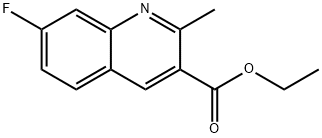 7-FLUORO-2-METHYLQUINOLINE-3-CARBOXYLIC ACID ETHYL ESTER