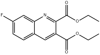 7-FLUOROQUINOLINE-2,3-DICARBOXYLIC ACID DIETHYL ESTER