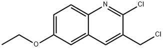 2-CHLORO-3-CHLOROMETHYL-6-ETHOXYQUINOLINE Structural