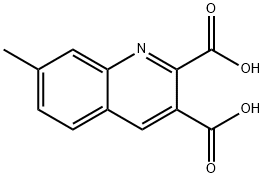 7-METHYLQUINOLINE-2,3-DICARBOXYLIC ACID Structural