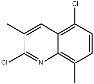 2,5-DICHLORO-3,8-DIMETHYLQUINOLINE Structural