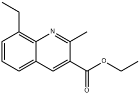 8-ETHYL-2-METHYLQUINOLINE-3-CARBOXYLIC ACID ETHYL ESTER