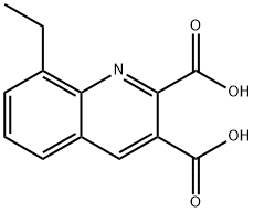 8-ETHYLQUINOLINE-2,3-DICARBOXYLIC ACID Structural