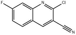 2-CHLORO-7-FLUOROQUINOLINE-3-CARBONITRILE