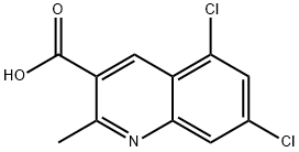 5,7-DICHLORO-2-METHYLQUINOLINE-3-CARBOXYLIC ACID