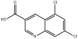 5,7-DICHLOROQUINOLINE-3-CARBOXYLIC ACID Structural