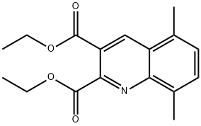 5,8-DIMETHYLQUINOLINE-2,3-DICARBOXYLIC ACID DIETHYL ESTER