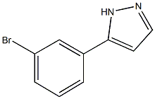 5-(3-BROMOPHENYL)-1H-PYRAZOLE Structural