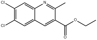 6,7-DICHLORO-2-METHYLQUINOLINE-3-CARBOXYLIC ACID ETHYL ESTER