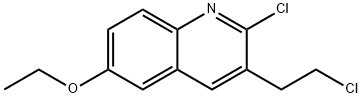 2-CHLORO-3-(2-CHLOROETHYL)-6-ETHOXYQUINOLINE Structural