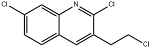 3-(2-Chloroethyl)-2,7-dichloroquinoline Structural