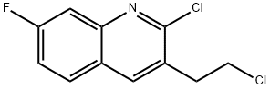 2-CHLORO-3-(2-CHLOROETHYL)-7-FLUOROQUINOLINE