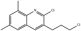 2-CHLORO-3-(3-CHLOROPROPYL)-6,8-DIMETHYLQUINOLINE Structural