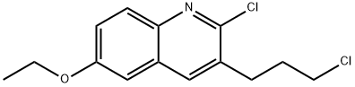 2-CHLORO-3-(3-CHLOROPROPYL)-6-ETHOXYQUINOLINE Structural