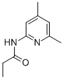 Propanamide,  N-(4,6-dimethyl-2-pyridinyl)- Structural