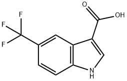 1H-INDOLE-3-CARBOXYLIC ACID,5-(TRIFLUOROMETHYL)-