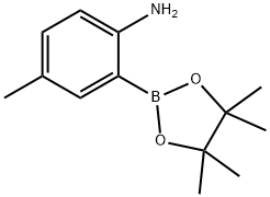 2-AMINO-5-METHYLPHENYBORONIC ACID, PINACOL ESTER Structural