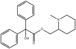 N-METHYLPIPERIDINYL-2-METHYL BENZILATE Structural