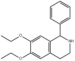 6,7-DIETHOXY-1-PHENYL-1,2,3,4-TETRAHYDROISOQUINOLINE HYDROCHLORIDE Structural